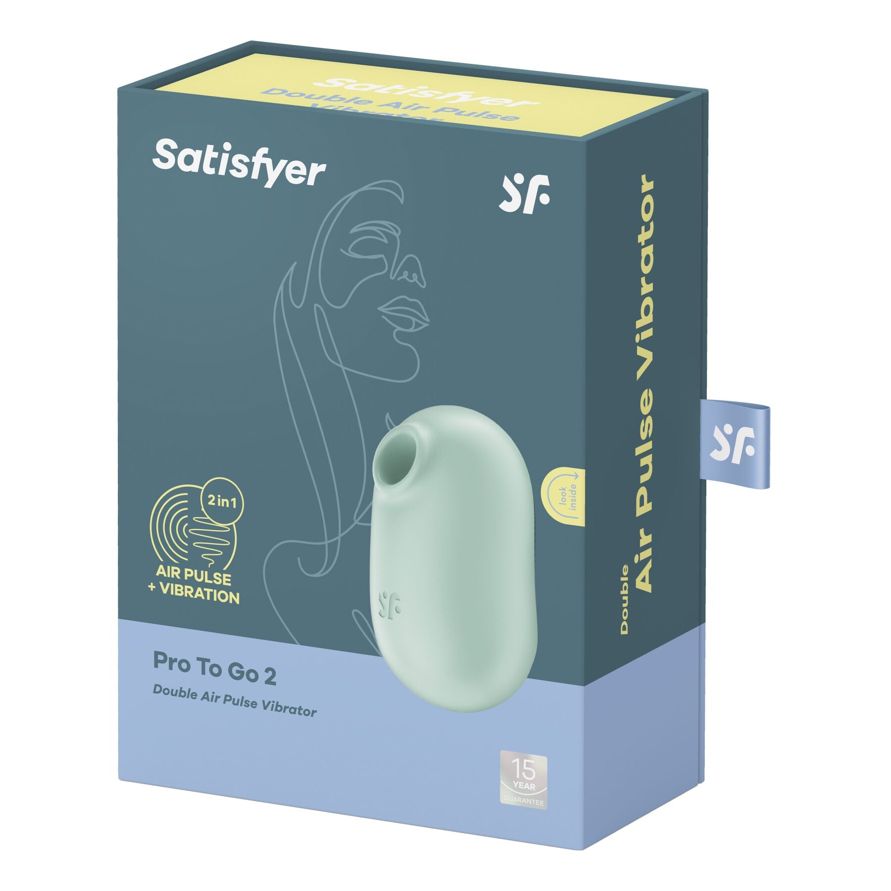 Вакуумний стимулятор із вібрацією Satisfyer Pro To Go 2