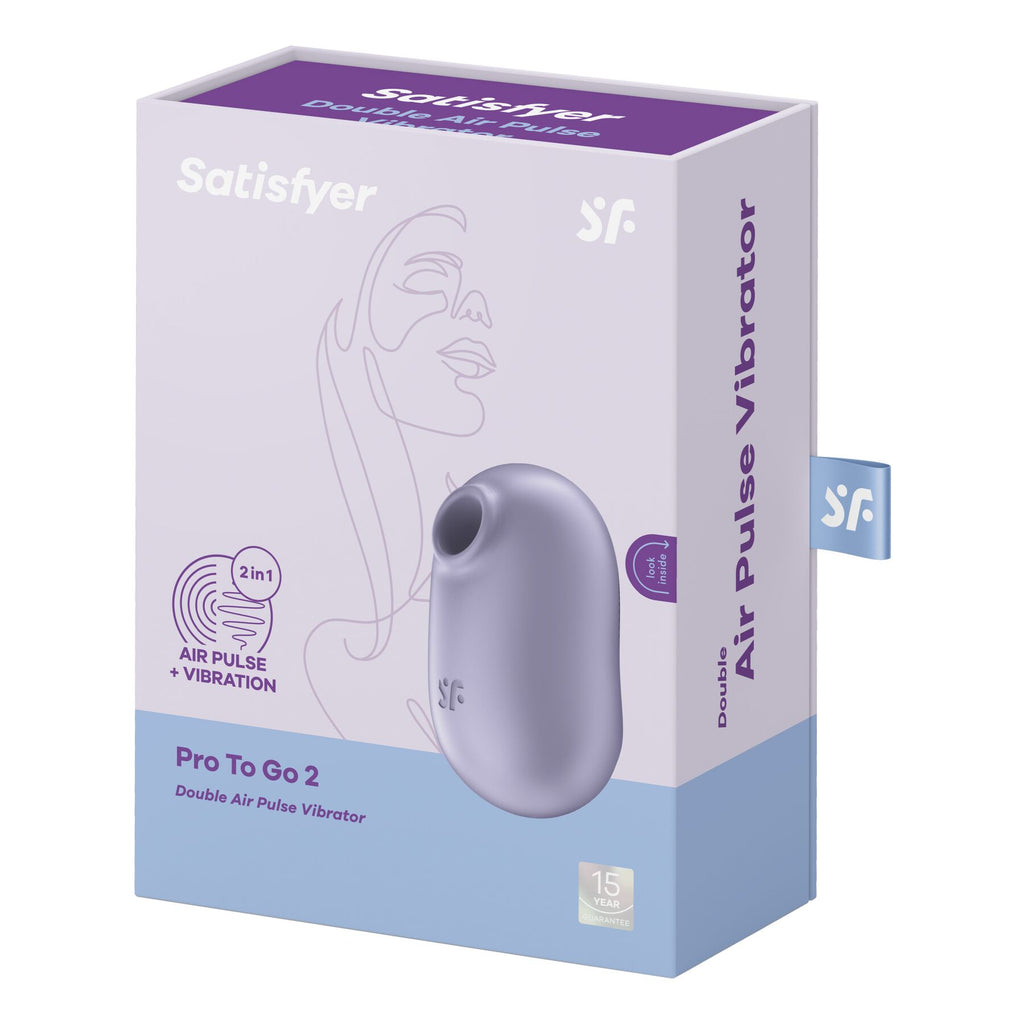 Вакуумний стимулятор із вібрацією Satisfyer Pro To Go 2