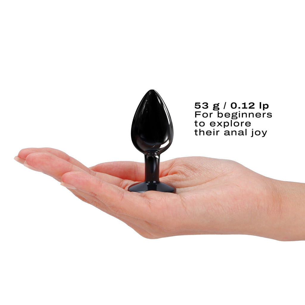 Металева анальна пробка з кристалом Dorcel Diamond Plug