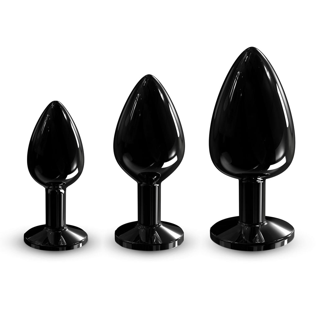 Металева анальна пробка з кристалом Dorcel Diamond Plug