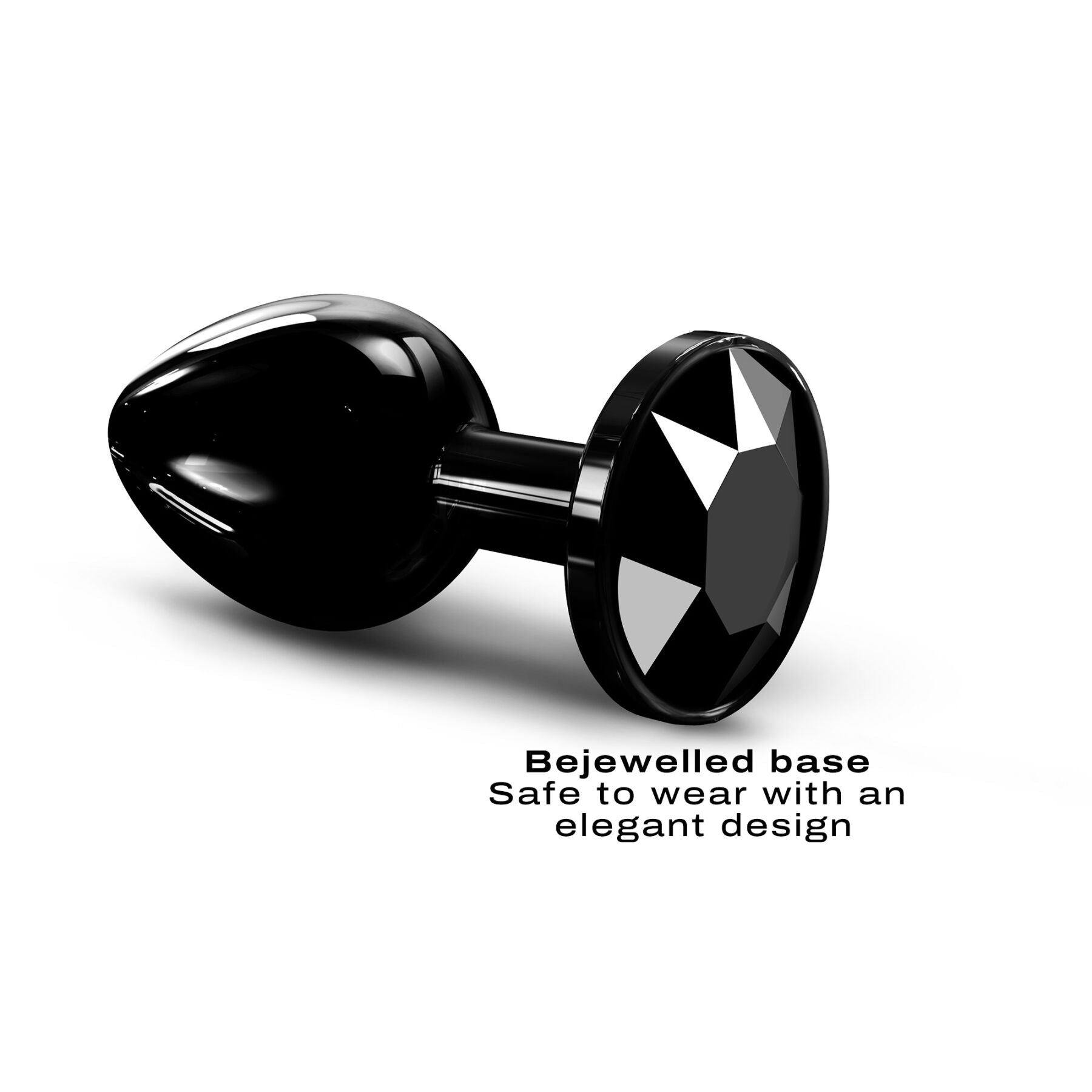 Металева анальна пробка з кристалом Dorcel Diamond Plug