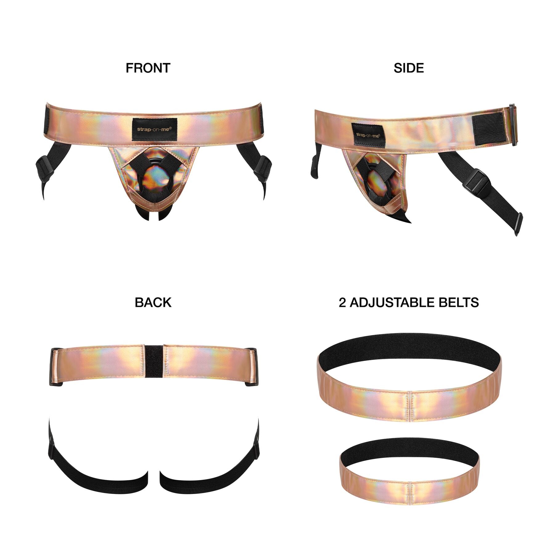 Трусики для страпона Strap-On-Me Leatherette Harness