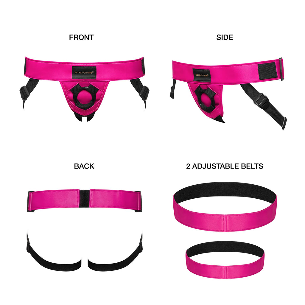 Трусики для страпона Strap-On-Me Leatherette Harness