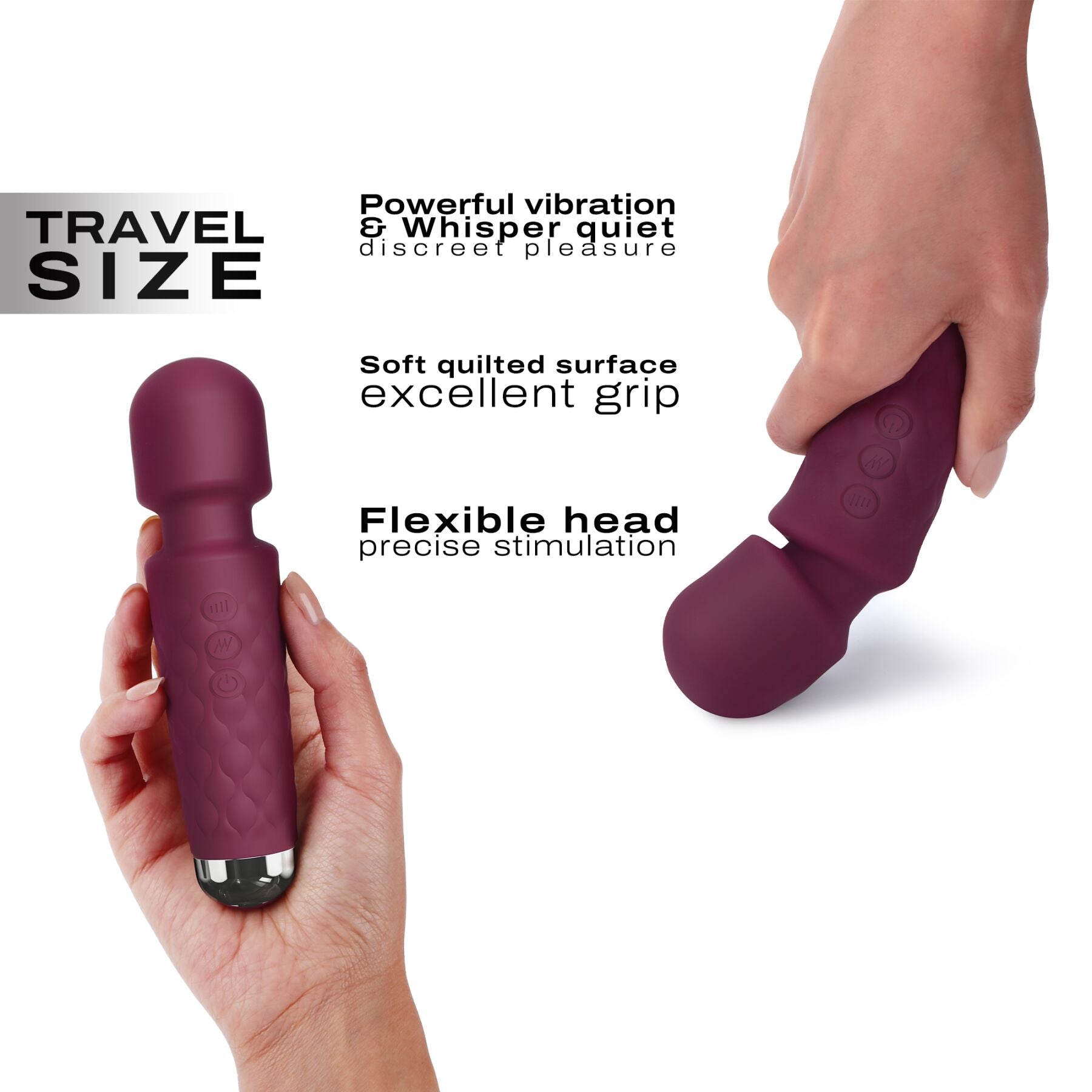 Мінівібромасажер Dorcel Wand Mini Wanderful