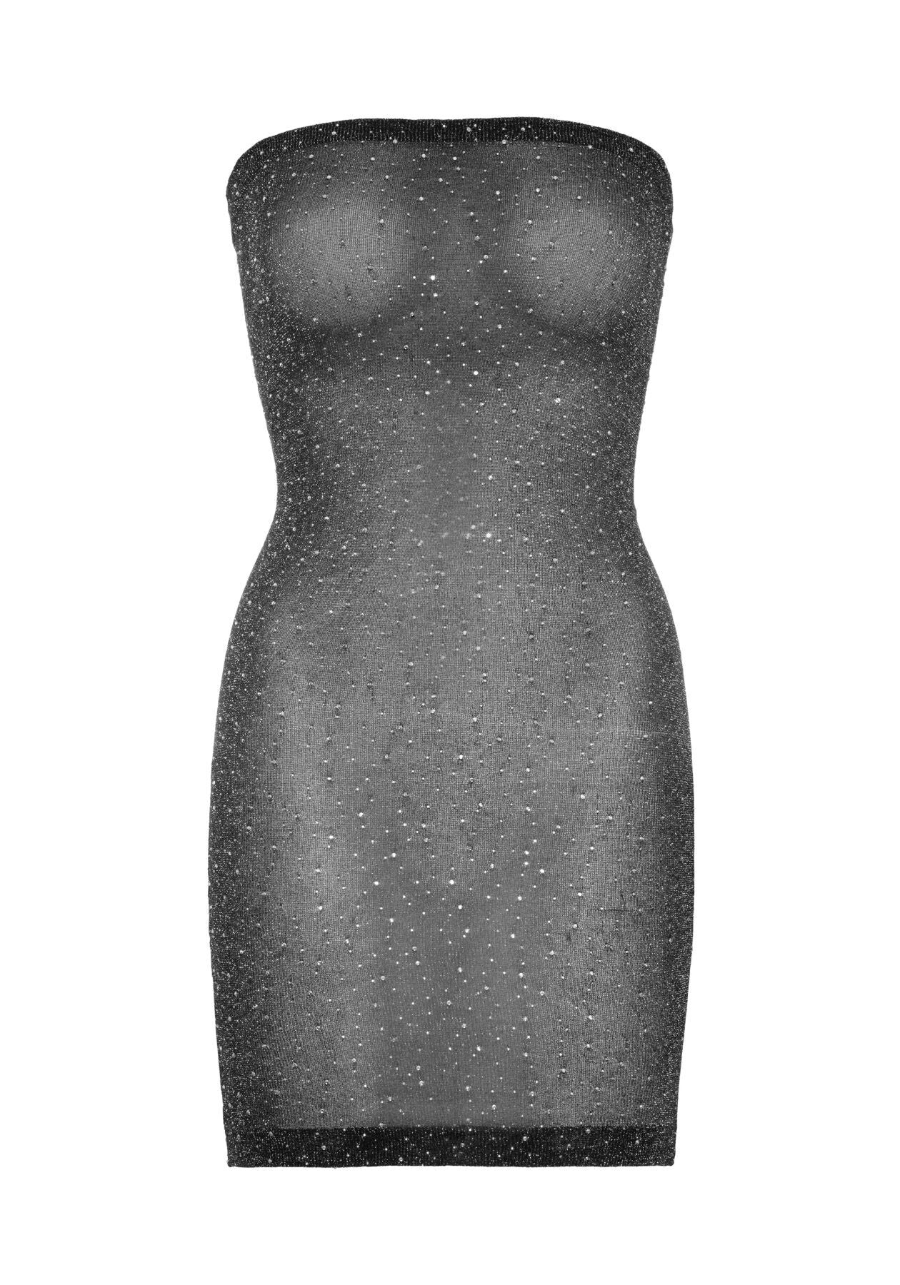 Сукня-бандо зі стразами Leg Avenue Lurex rhinestone tube dress
