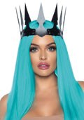 Корона злої королеви Leg Avenue Faux leather spiked crown