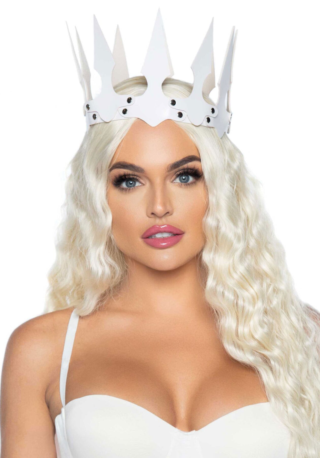 Корона злої королеви Leg Avenue Faux leather spiked crown