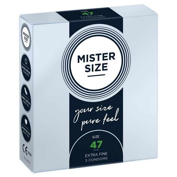 Презервативи Mister Size pure feel - 47