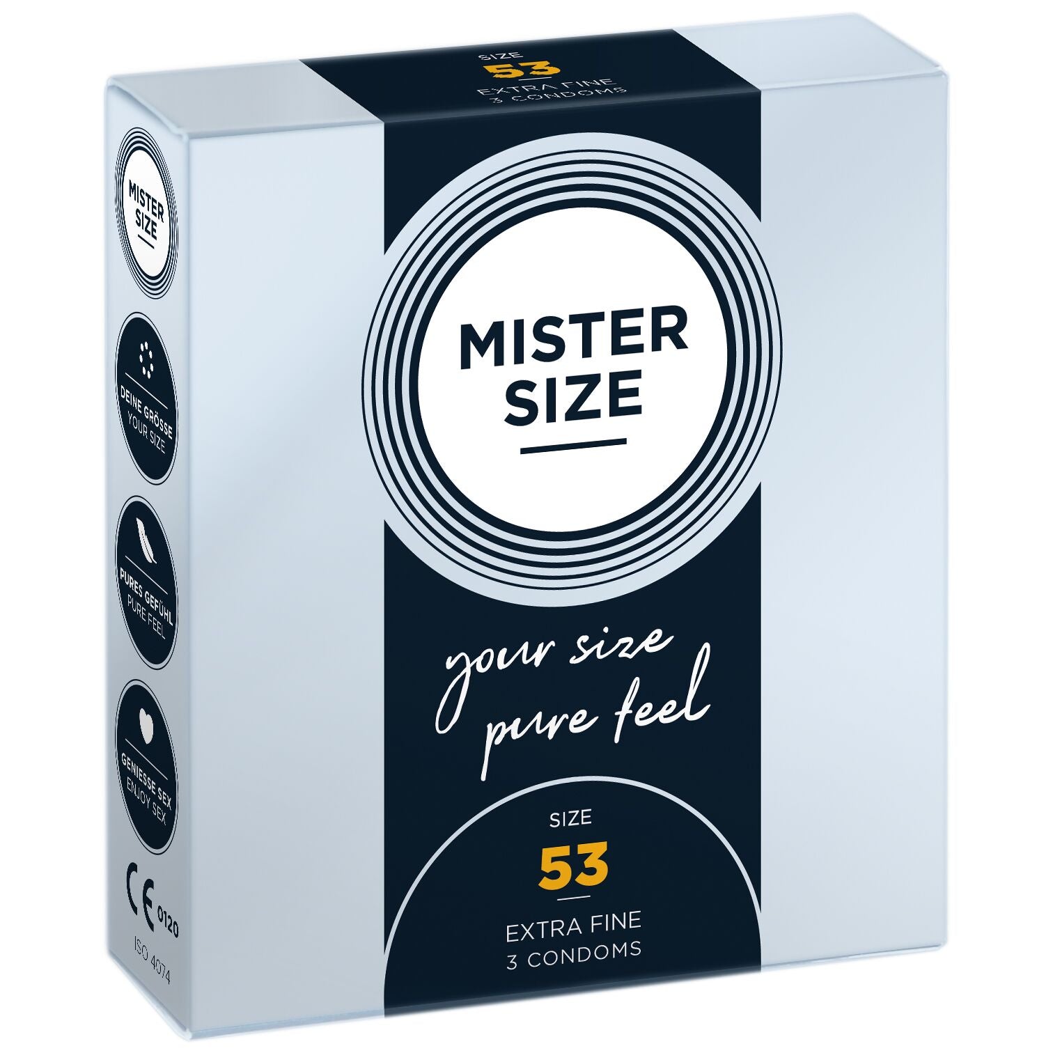 Презервативи Mister Size pure feel - 53