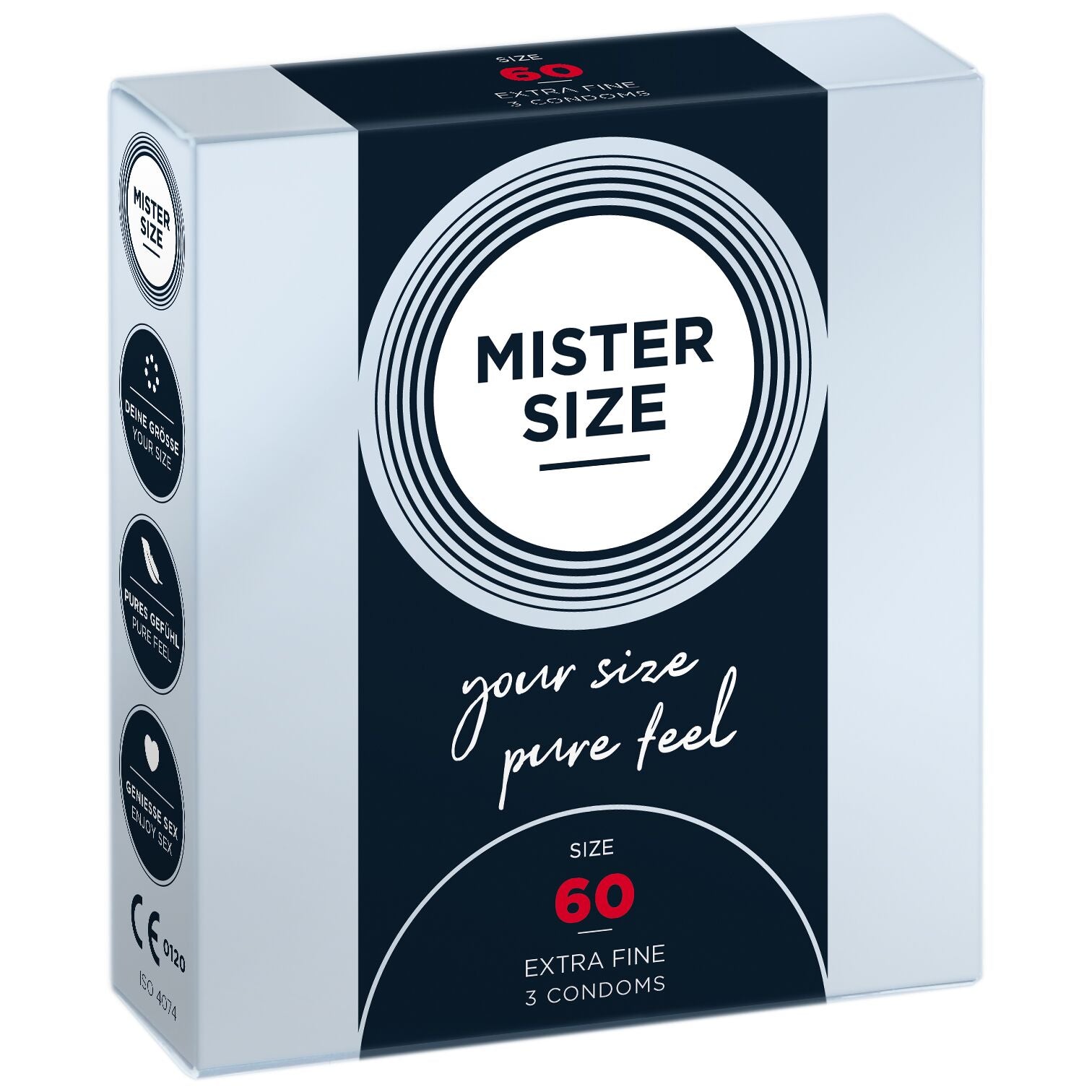 Презервативи Mister Size pure feel - 60