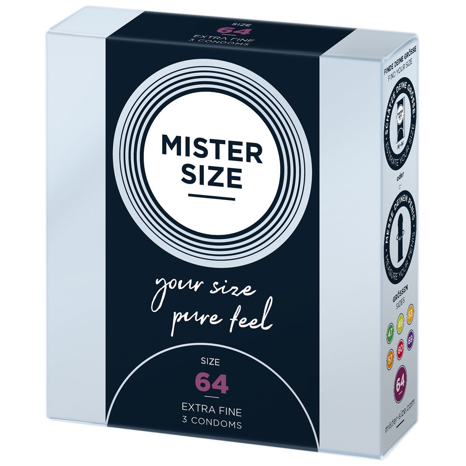 Презервативи Mister Size pure feel - 64