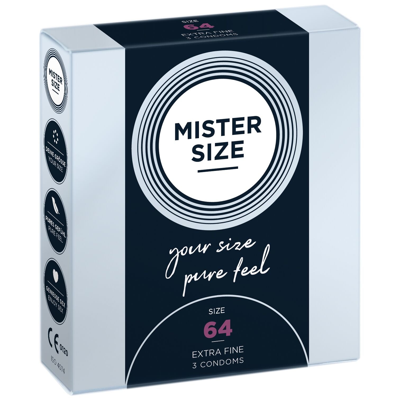 Презервативи Mister Size pure feel - 64