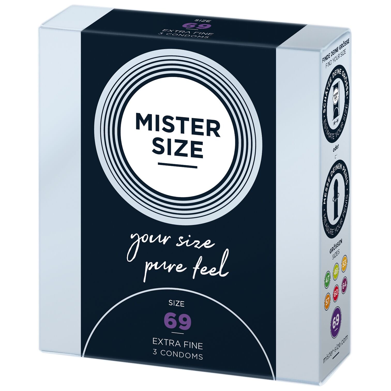 Презервативи Mister Size pure feel - 69