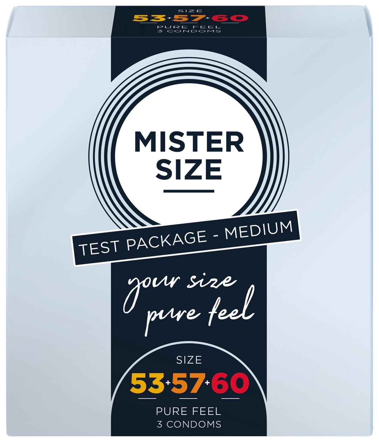 Презервативи Mister Size pure feel - 53-57-60