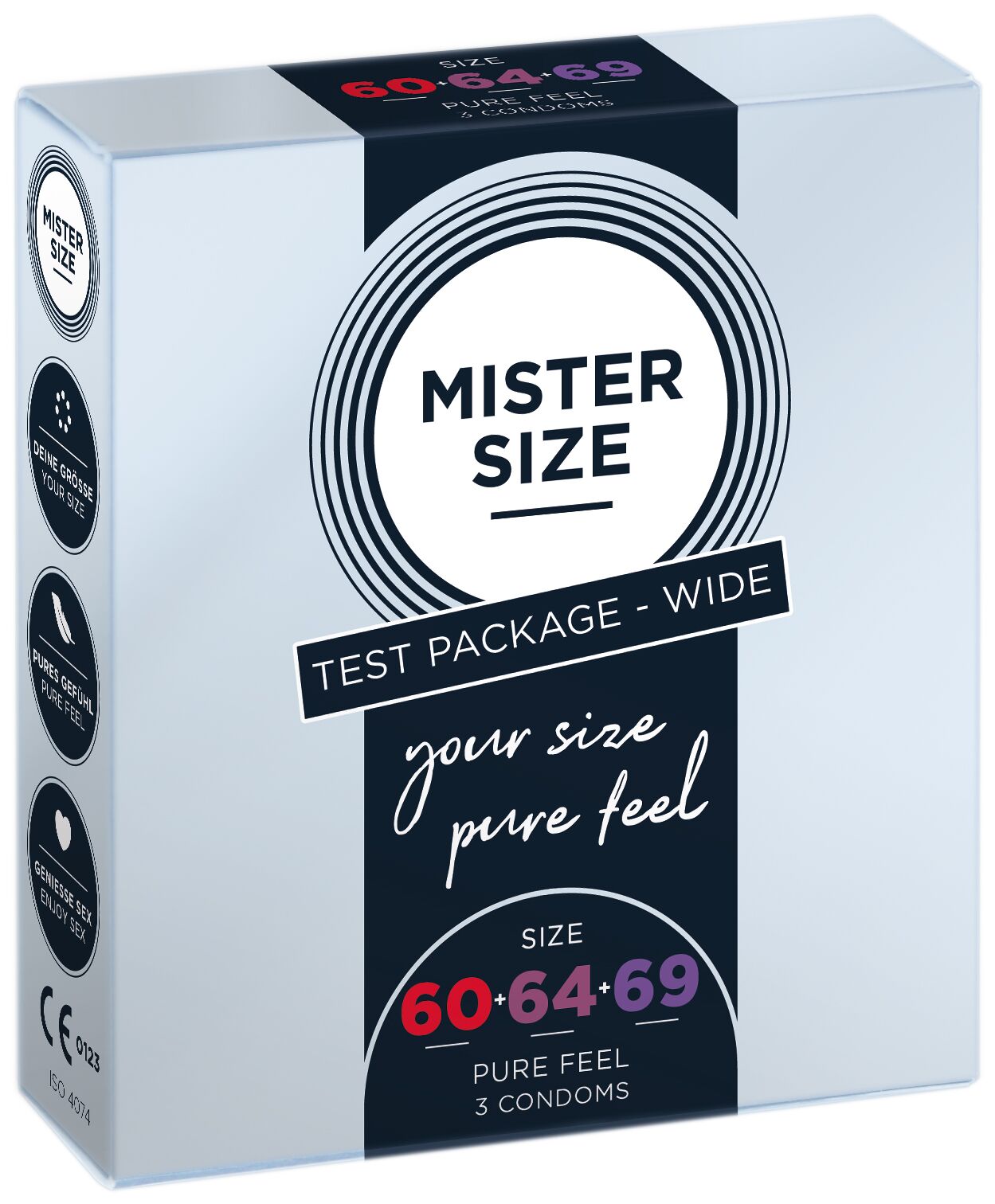 Презервативи Mister Size pure feel - 60-64-69