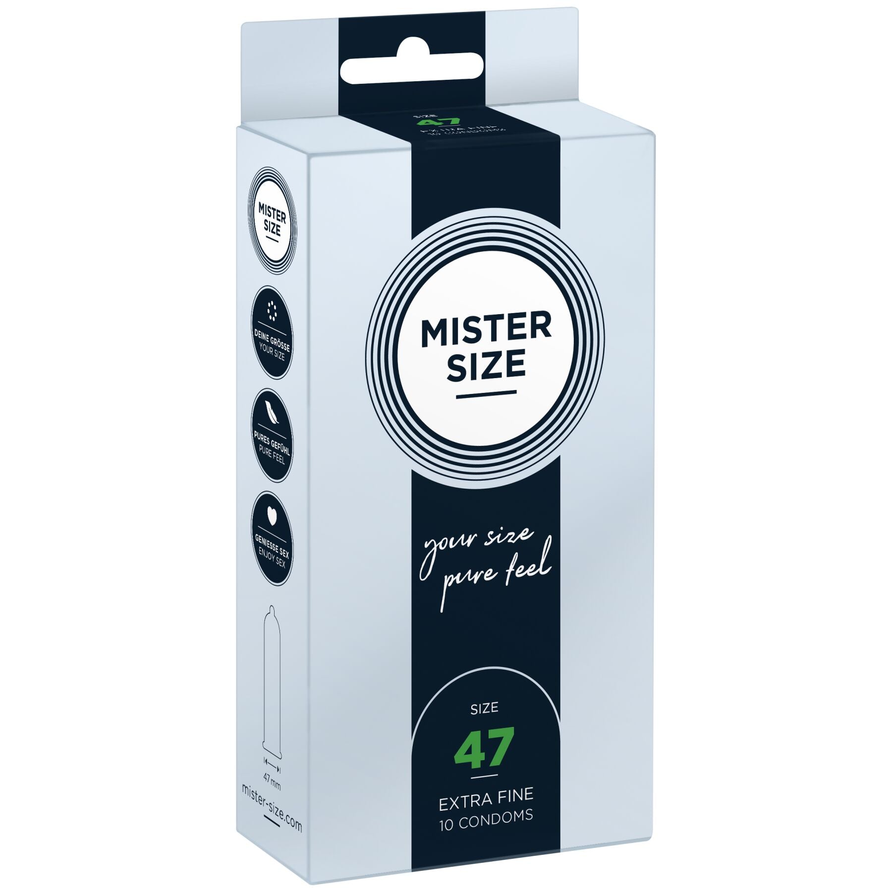 Презервативи Mister Size pure feel - 47
