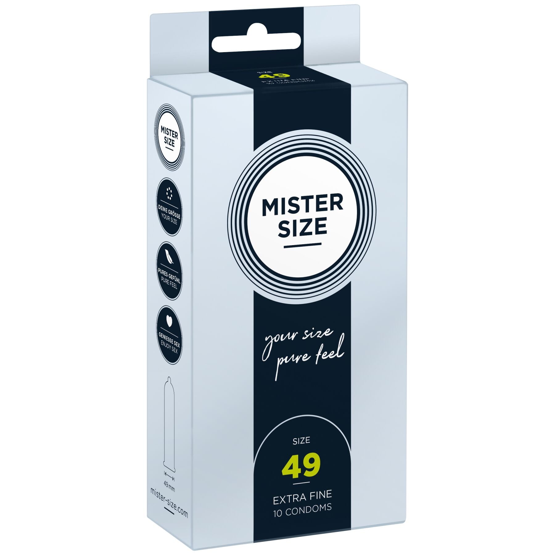 Презервативи Mister Size pure feel - 49