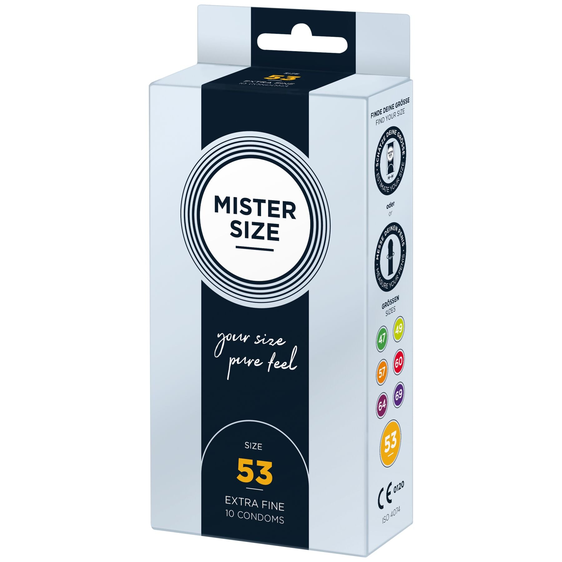 Презервативи Mister Size pure feel - 53