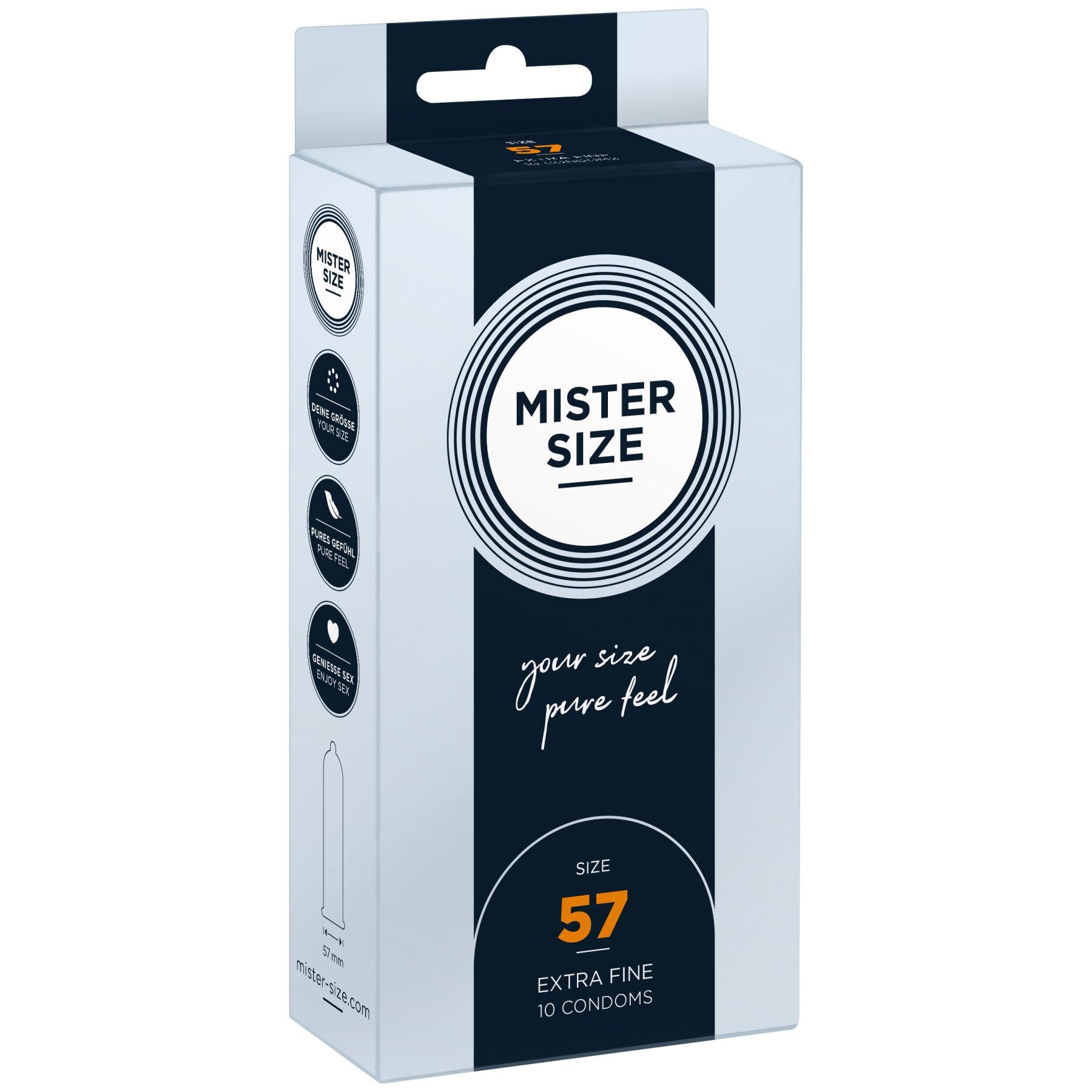 Презервативи Mister Size pure feel - 57