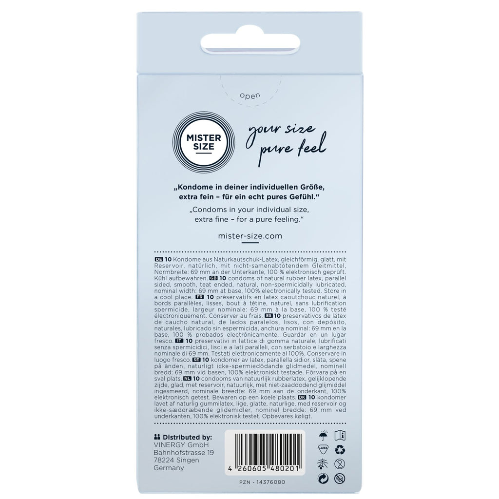 Презервативи Mister Size pure feel - 69