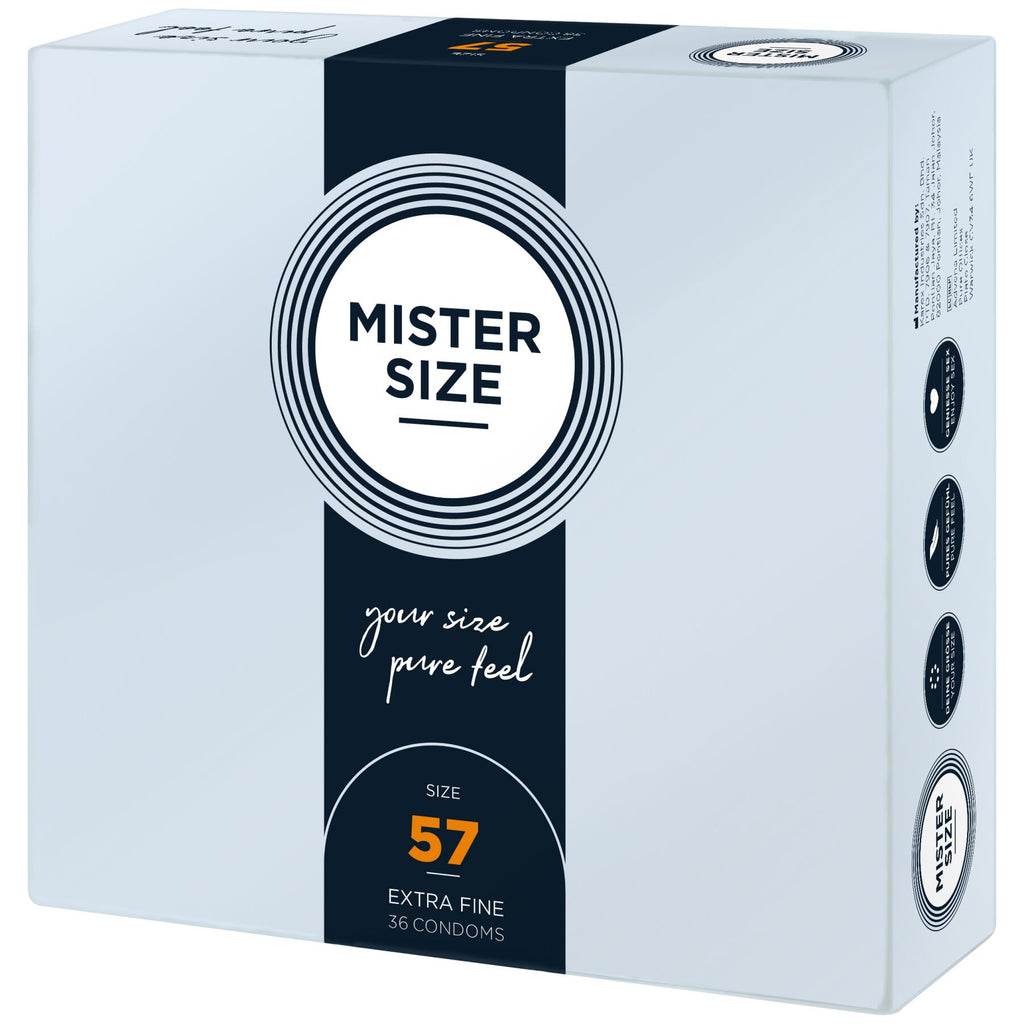 Презервативи Mister Size pure feel - 57