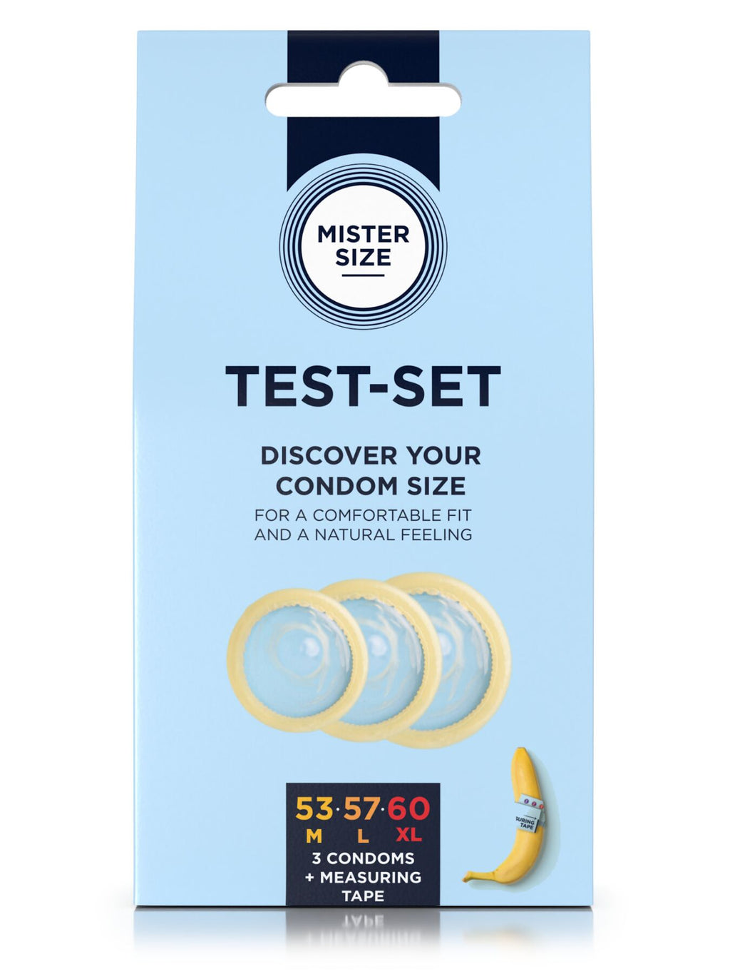 Презервативи Mister Size test-set 53-57-60
