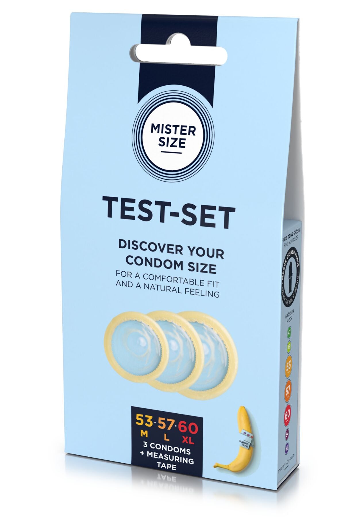 Презервативи Mister Size test-set 53-57-60