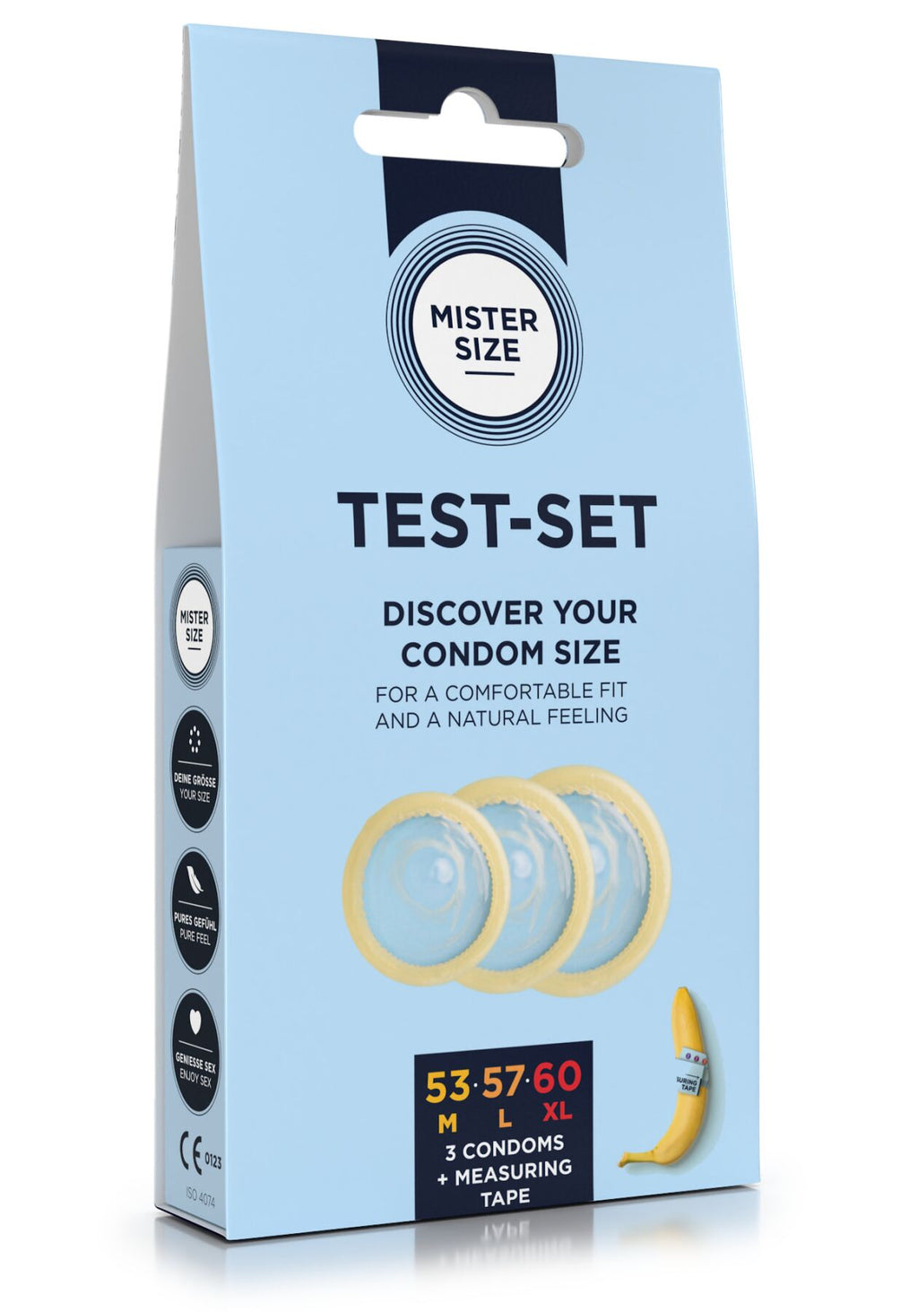 Презервативи Mister Size test-set 53-57-60