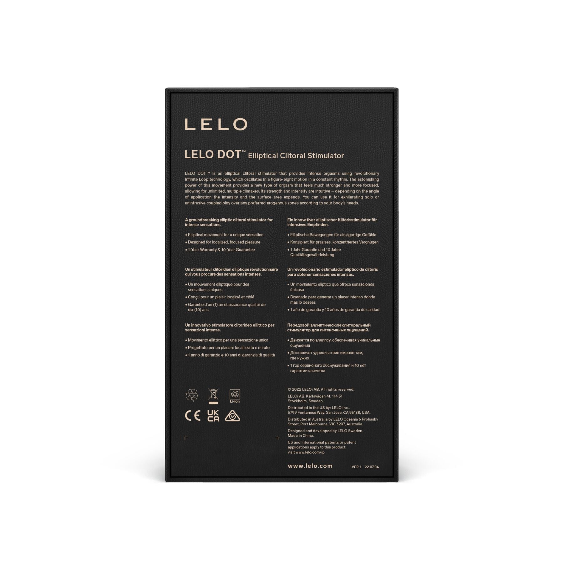 Кліторальний вібратор LELO DOT