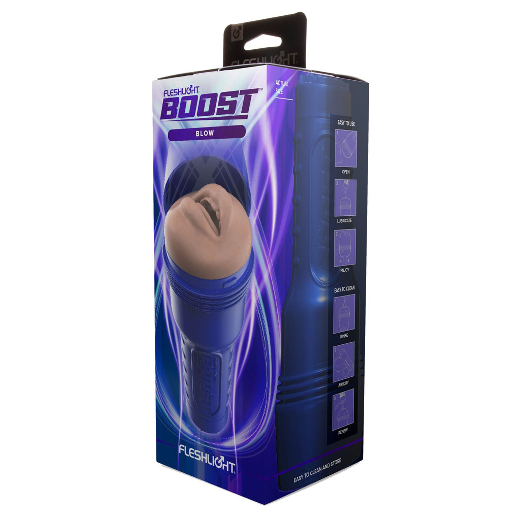 Мастурбатор-ротик Fleshlight Boost Blow Light Medium Flesh