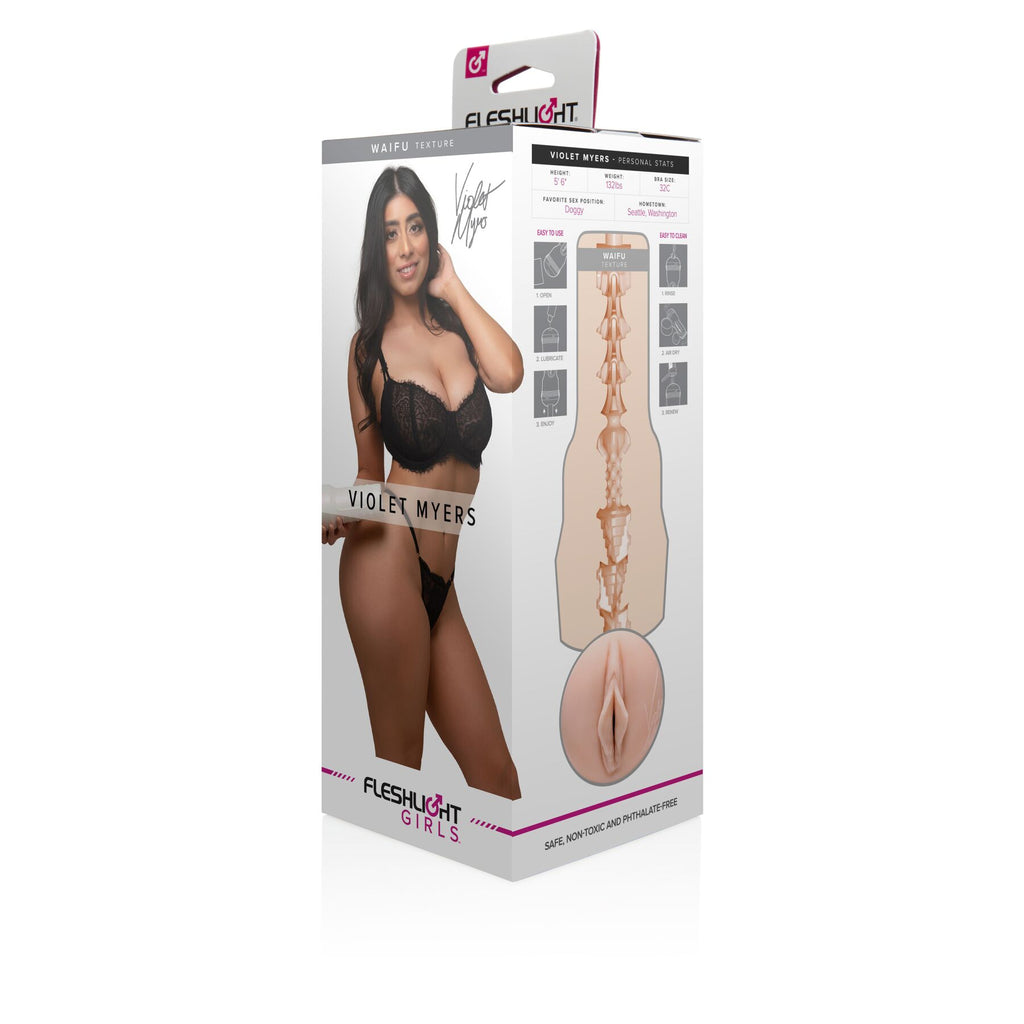 Мастурбатор Fleshlight Girls: Violet Myers - Waifu, зі зліпка вагіни, дуже ніжний