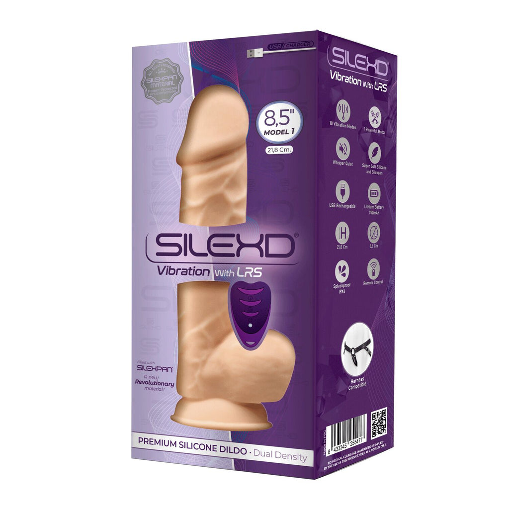 Фалоімітатор з вібрацією SilexD Norman Vibro Flesh Model 1 size 8
