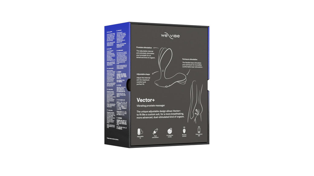 Смарт-вібромасажер простати We-Vibe Vector+ CHARCOAL