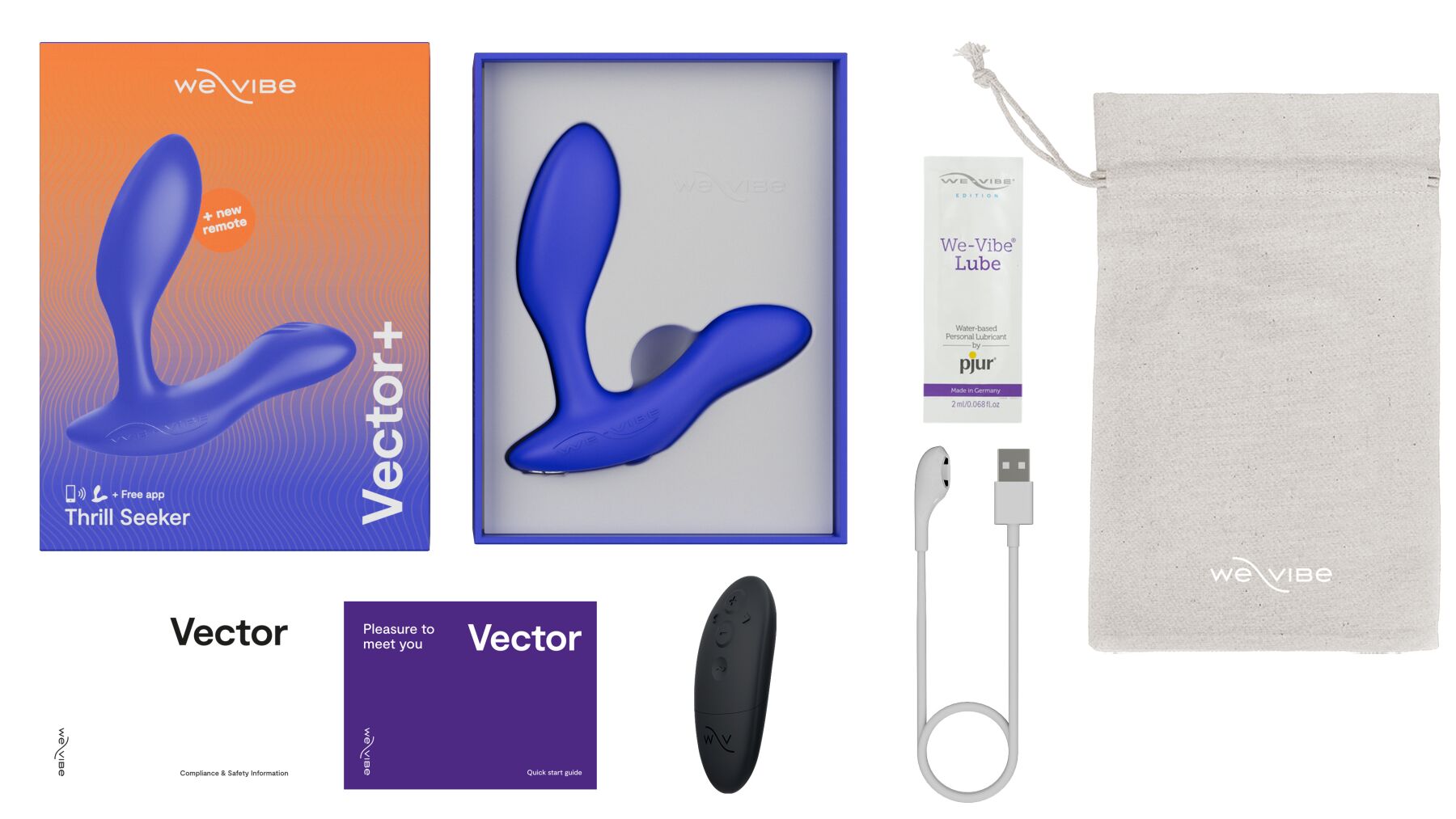 Смарт-вібромасажер простати We-Vibe Vector+