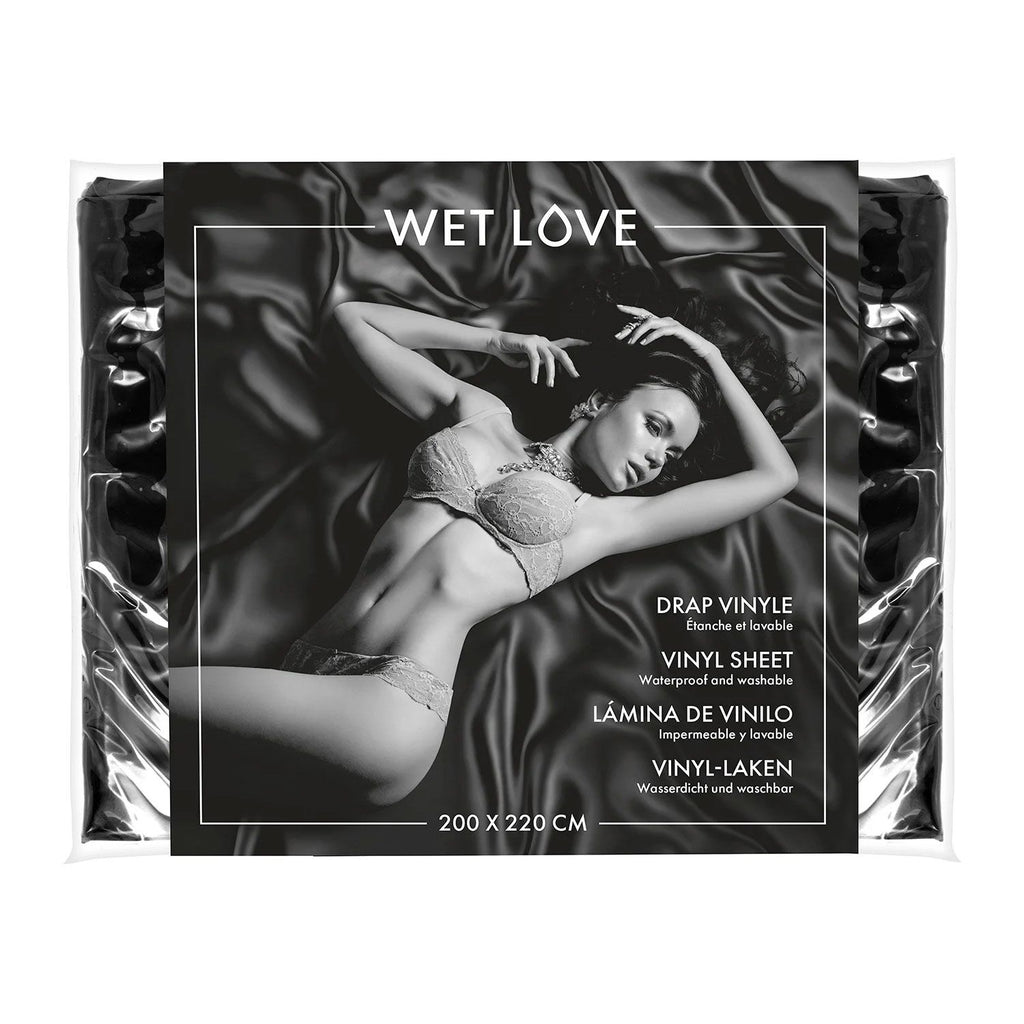 Простирадло з вінілу Fetish Tentation Black 220x200