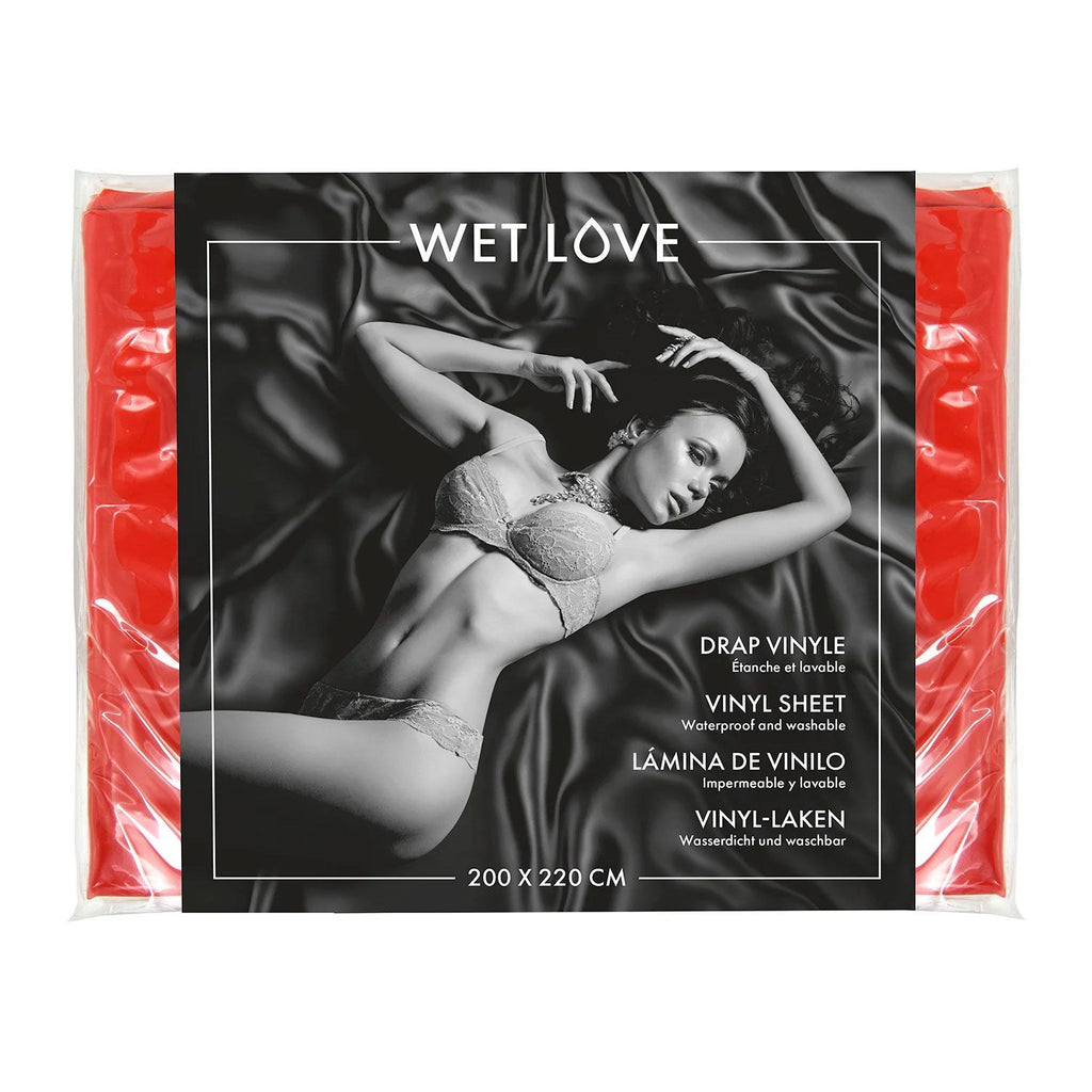 Простирадло з вінілу Fetish Tentation Red 220x200