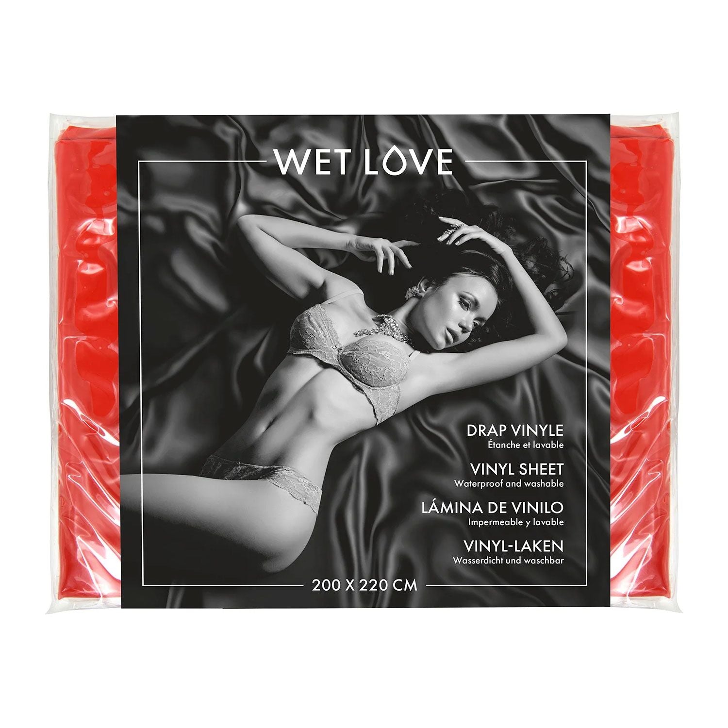 Простирадло з вінілу Fetish Tentation Red 220x200