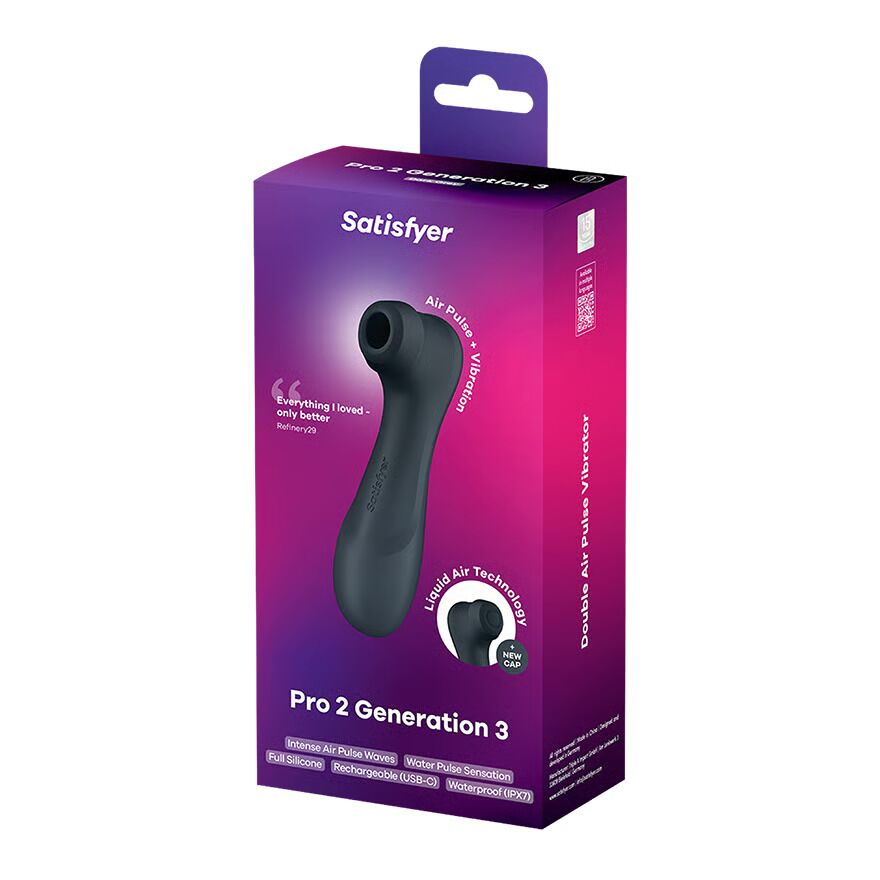 Вакуумний кліторальний стимулятор Satisfyer Pro 2 Generation 3 with Liquid Air