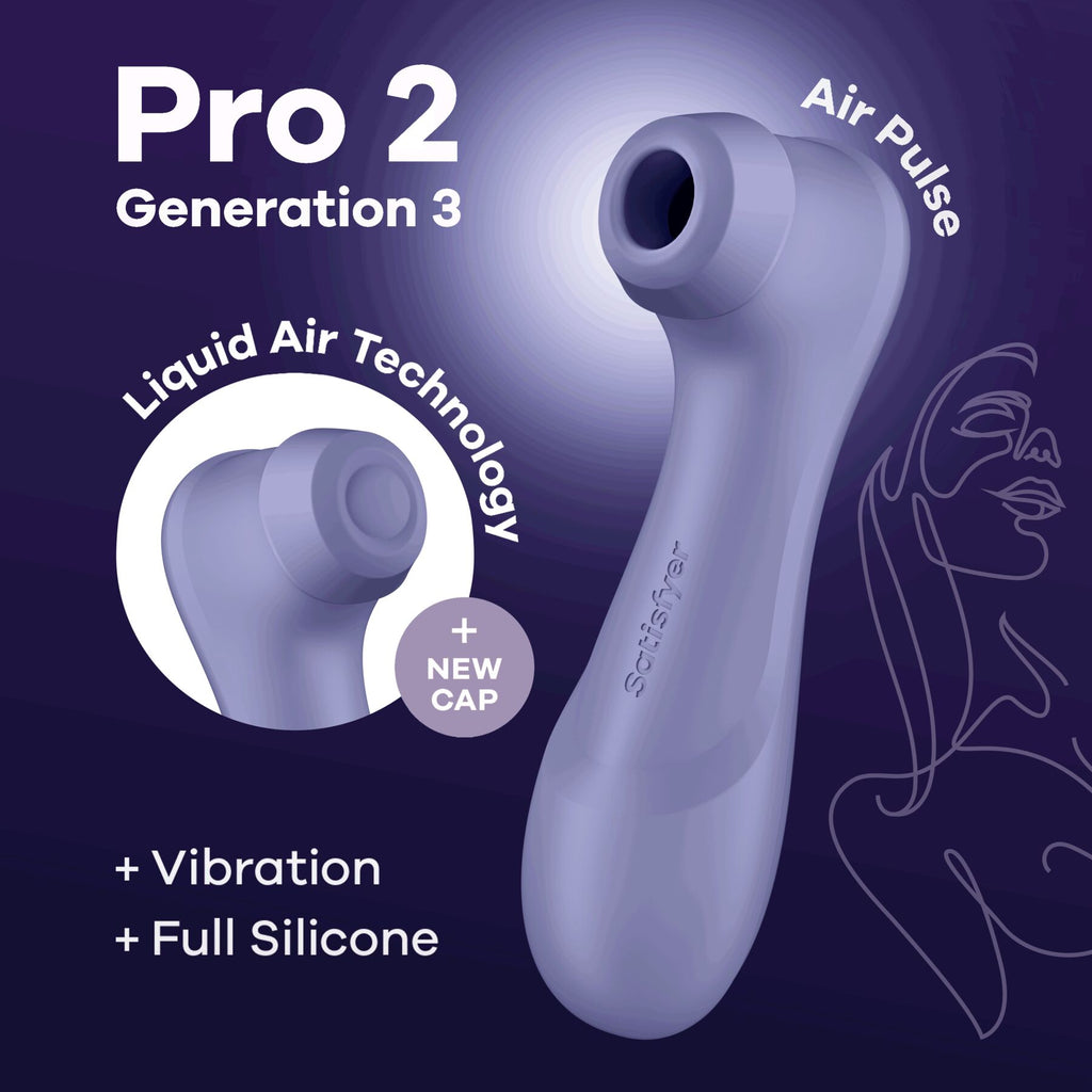 Вакуумний кліторальний стимулятор Satisfyer Pro 2 Generation 3 with Liquid Air