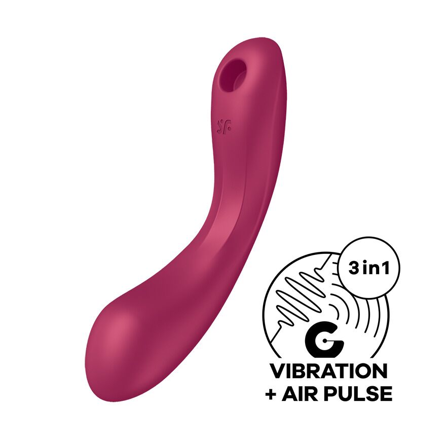 Вакуумний стимулятор з вібрацією Satisfyer Curvy Trinity 1