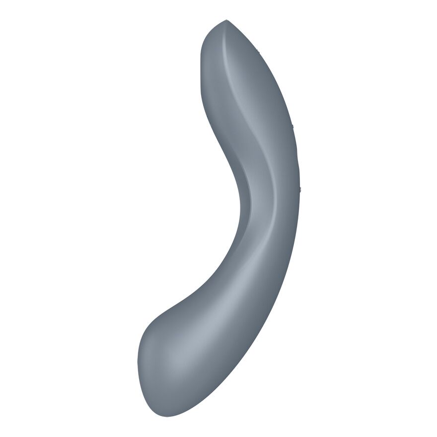 Вакуумний стимулятор з вібрацією Satisfyer Curvy Trinity 1 Bluegrey