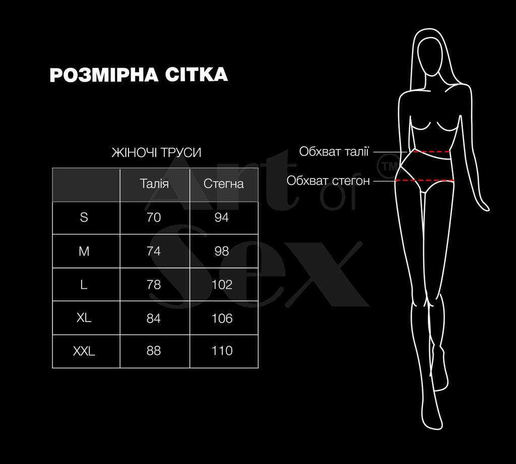 Жіночі Трусики Art of Sex