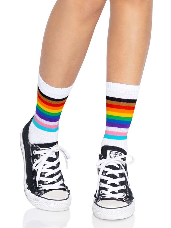 Шкарпетки жіночі в смужку Leg Avenue Pride