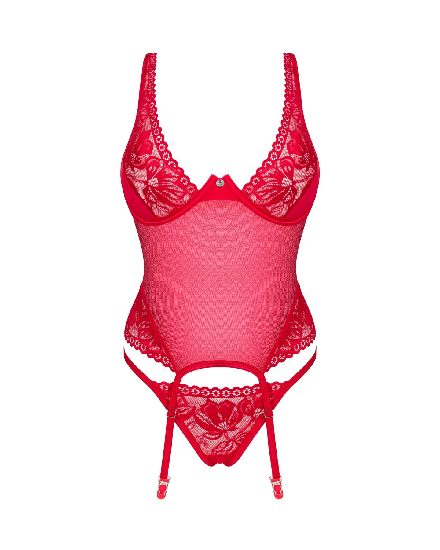 Прозорий корсет Obsessive Lacelove corset
