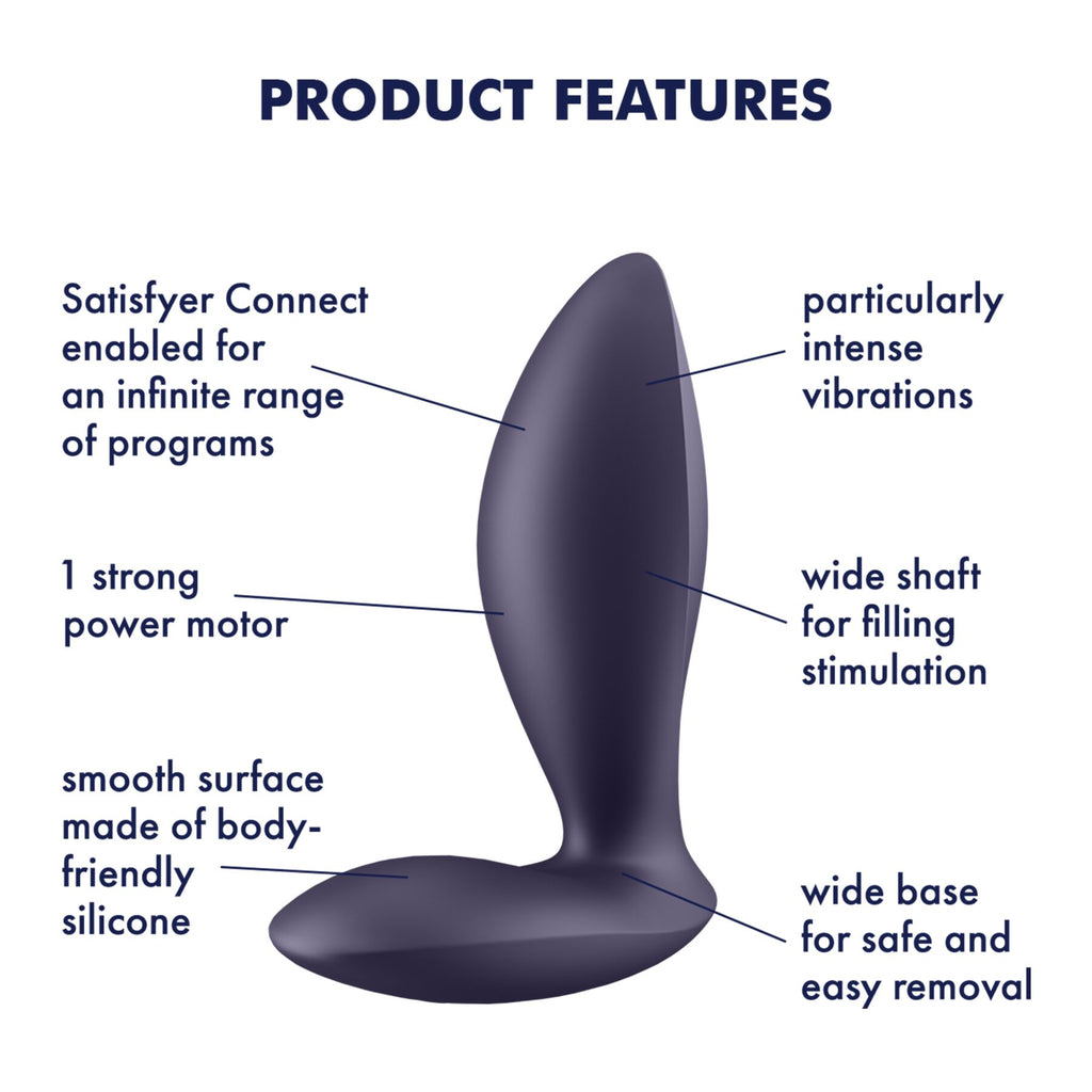 Анальна смарт-пробка з вібрацією Satisfyer Power Plug
