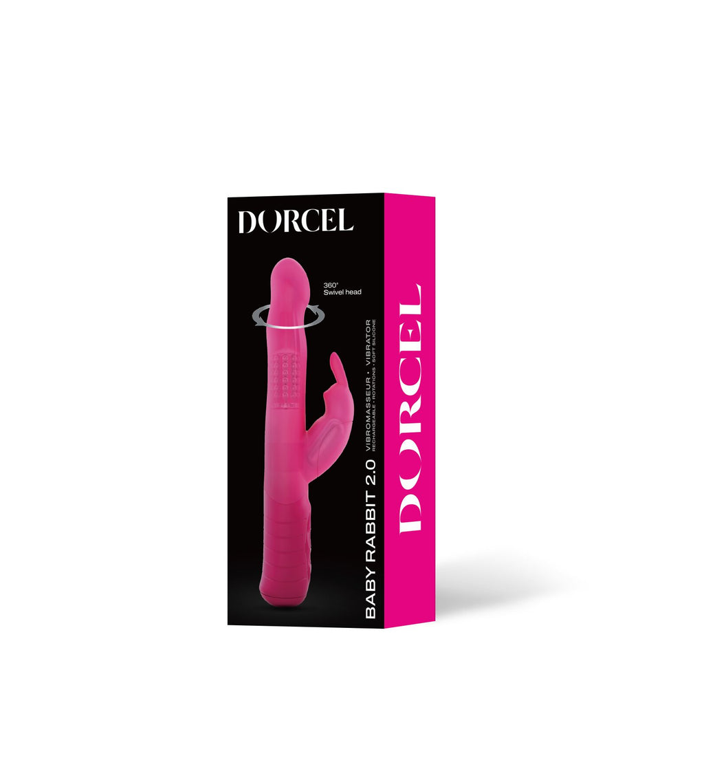 Вібратор-кролик Dorcel Baby Rabbit 2.0 з перлинним масажем і головкою