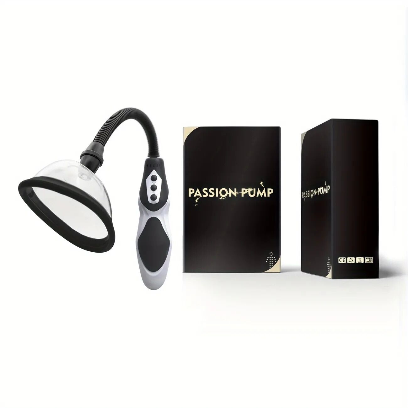 Men Powerup Автоматична вакуумна помпа для вульви Passion Pump
