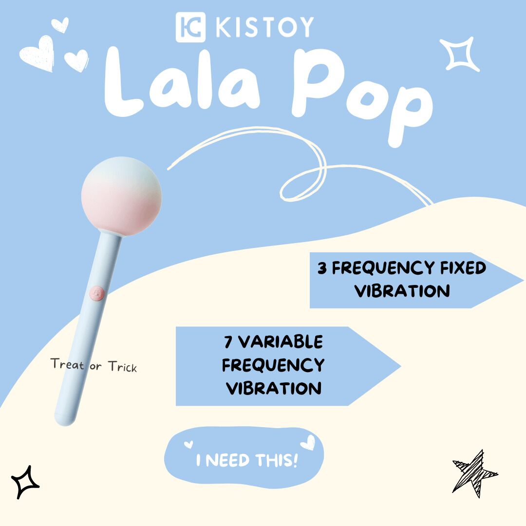 Вібратор-цукерка на паличці KISSTOY Lala Pop