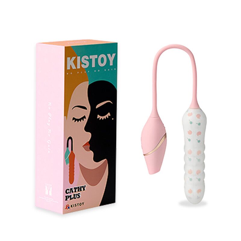 KISSTOY Пульсатор з вакуумним стимулятором KISTOY Cathy Plus на гнучкій зчіпці
