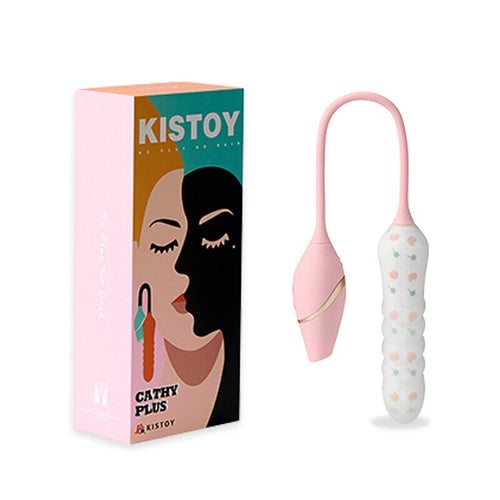 KISSTOY Пульсатор з вакуумним стимулятором KISTOY Cathy Plus на гнучкій зчіпці
